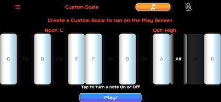 Custom Scale Setting - Mixolydian Scale