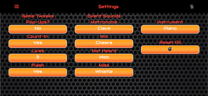 Settings Screen